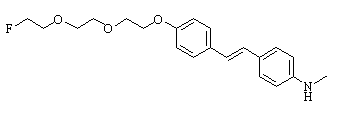 Florbetaben F-18 Chemical Structure
