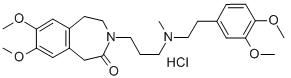 Zatebradine HCl 结构式