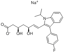 Fluvastatin sodium salt Chemical Structure