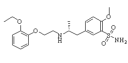 (+-)-Tamsulosin Chemical Structure