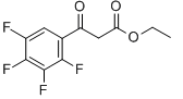 Ethyl 2,3,4,5-tetrafluorobenzoyl acetate Chemical Structure