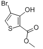 4-Bromo-3-hydroxy-2-(methoxycarbonyl)thiophene Chemical Structure