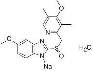 Omeprazole sodium Chemical Structure