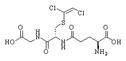 S-(1,2-dichlorovinyl)glutathione Chemical Structure