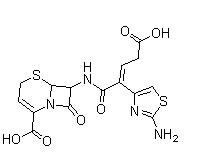 Ceftibuten Chemical Structure