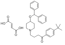 Ebastine Fumarate Chemical Structure