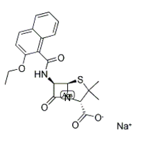 Nafcillin sodium salt Chemical Structure