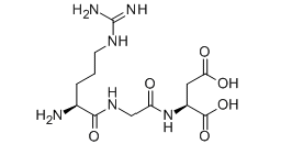 RGD (Arg-Gly-Asp) Peptides 结构式